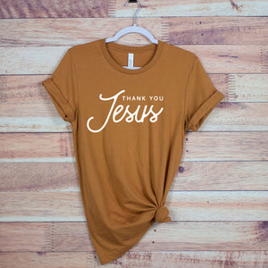 Thank you Jesus / adult tee unisex