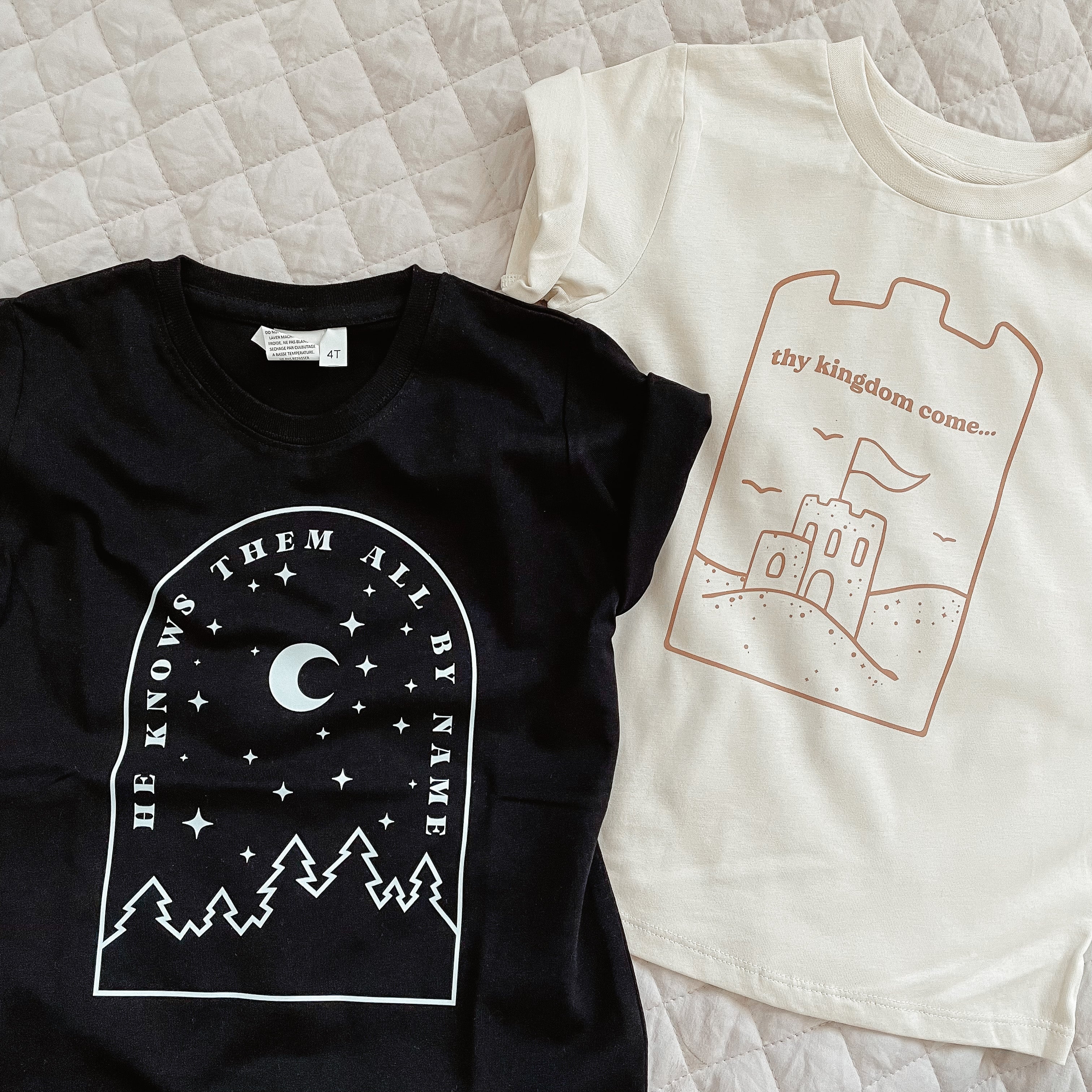 He knows them all by name // bodysuit & tee