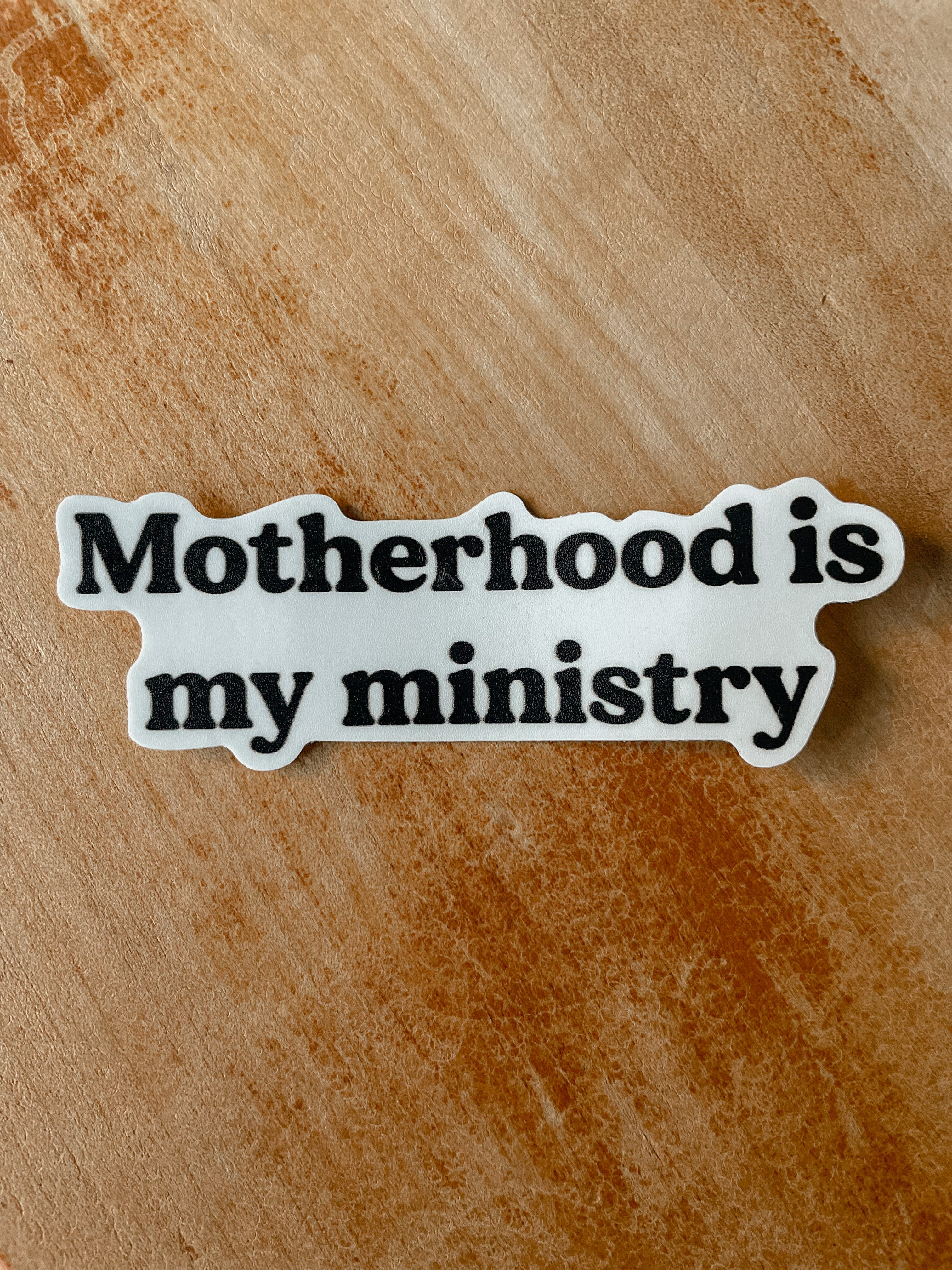 Motherhood font sticker